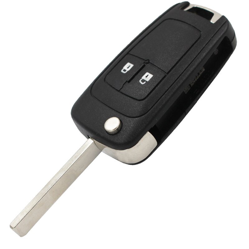 Llave de Control remoto para coche, mando a distancia con Chip ID46, 2 botones/2 botones, 434Mhz, para Chevrolet Aveo Cruze Orlando HU100 Blade