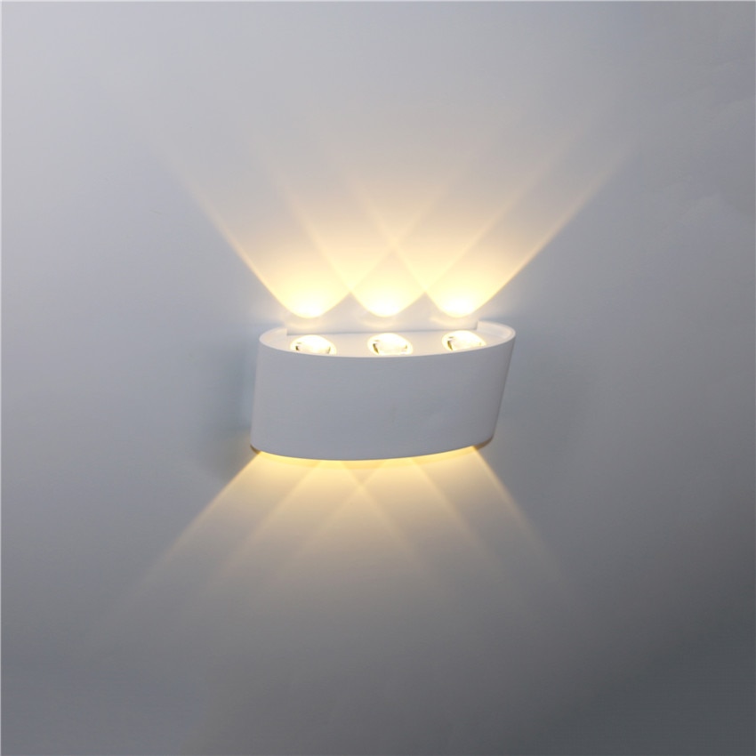 Led utomhus vägglampa balkong vägglampa gång innergård modern minimalistisk sovrum vardagsrum led utomhus ljus nr -11
