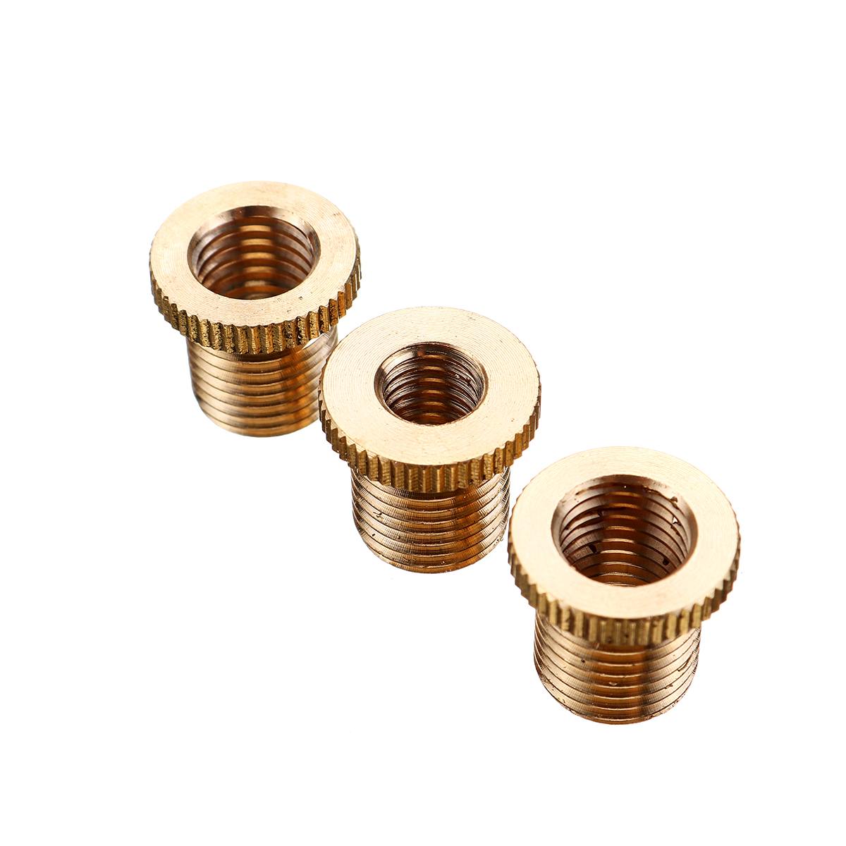 Gearshift Knop Gevind Adapter Sæt - 3 Dele M10x1.25/1.5 & M8x1.25 - Aluminium Legering