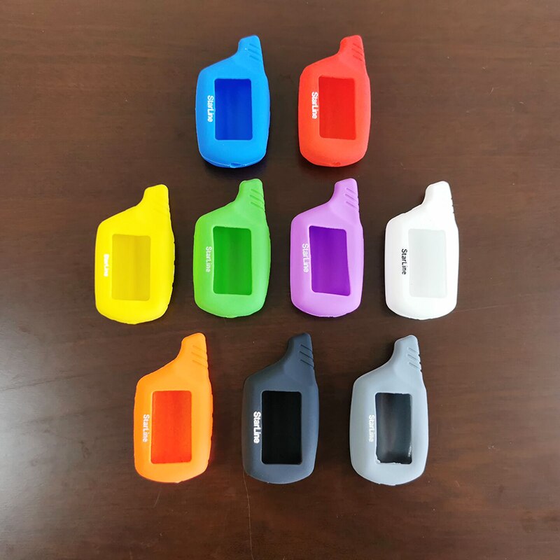 1 Pcs Good Silicone Key Cover Russian key cover B9 A91 A61 B6 Nine colors available Key storage car key case