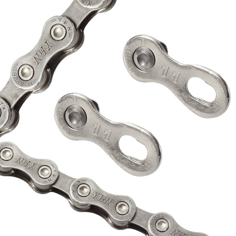 YBN 11 22 33 speed bicycle chain BMX MTB bike chain with magic buckle fixed gear bicycle chain 116 links