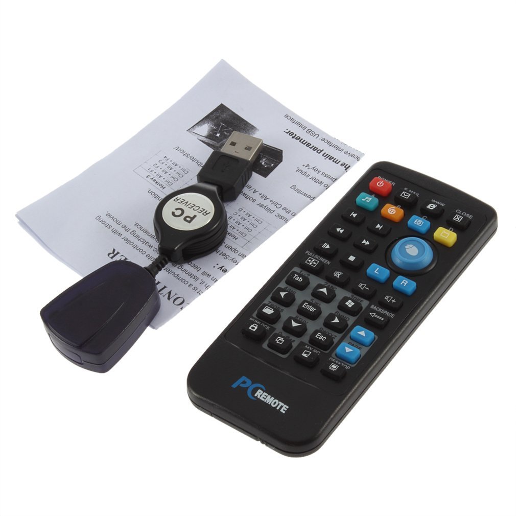IR Wireless Controller PC Computer Remote Control USB Media Center fly Mouse + USB Receiver For Windows 7 XP VISTA