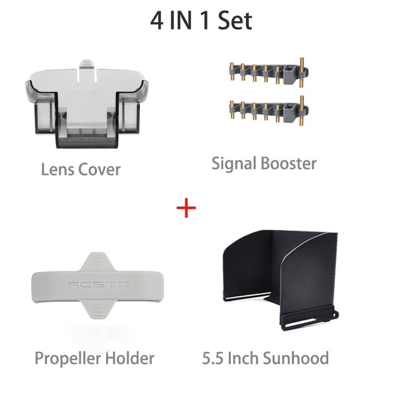 Antenne Range Extender Signaal Booster Propeller Houder Fix Landingsgestel Afstandsbediening Zonnekap Voor Fimi X8 Se Drone Accessoires