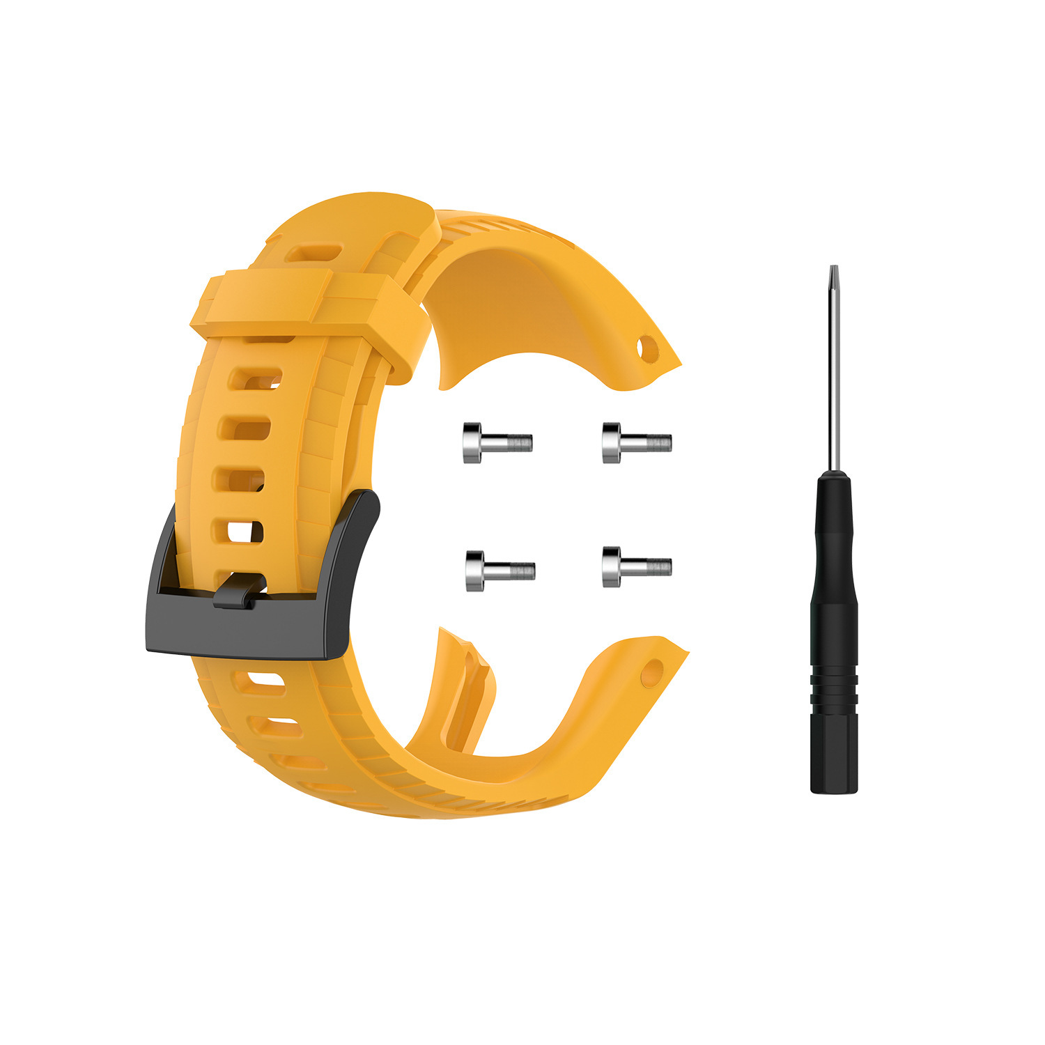 Silicone Strap For Suunto 5 SmartWatch Replacement Bracelet Wristband For Suunto 5 Watch Accessories: Yellow