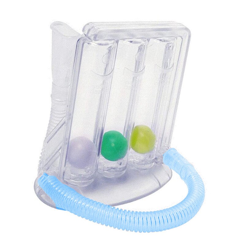 Breathing trainer vital capacity exercise three ball instrument lung function breathing respiratory exerciser