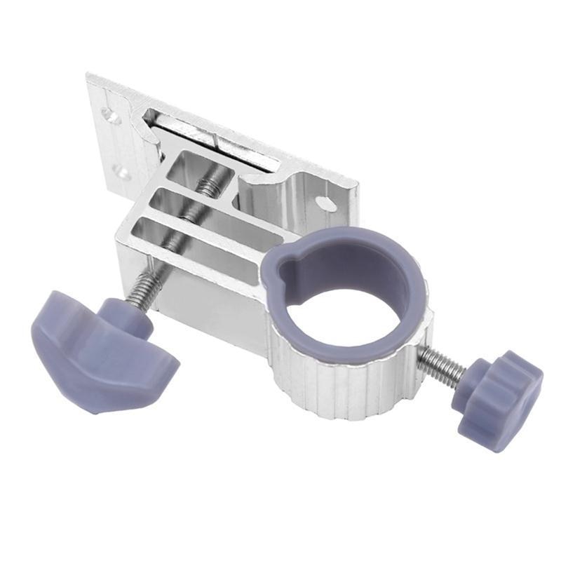 Supporto Ombrello con Morsetto in Lega di Alluminio - Stile Moderno - per Arredo Casa: 01