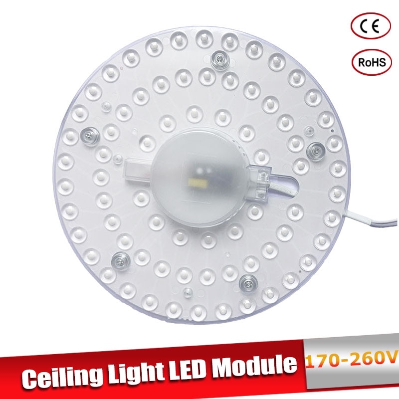 Led Module Licht AC220V 230V 240V 12W 18W 24W 36W Energiebesparende Vervangen Plafond lamp Lichtbron Handig Installatie