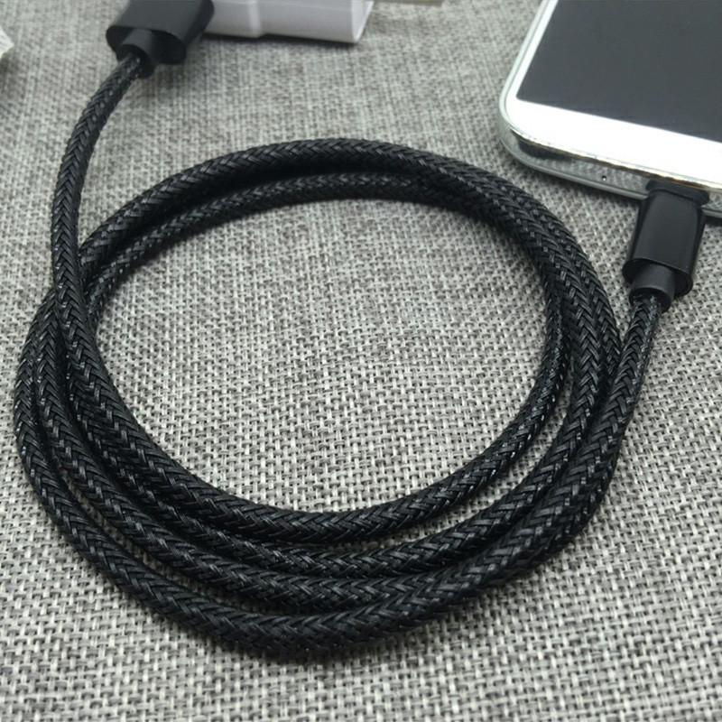 for Samsung S8 S9 plus note9 For Fast Charger cable Note8 S9 S8 C5 C7 C9 pro 1.2/1.5M USB Type C Cable: Black Type C Nilon