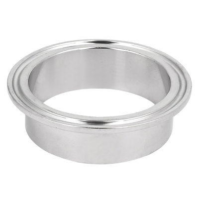 304 Stainless Steel 63mm OD Sanitary Pipe Weld on Ferrule Fits 2.5" Tri Clamp