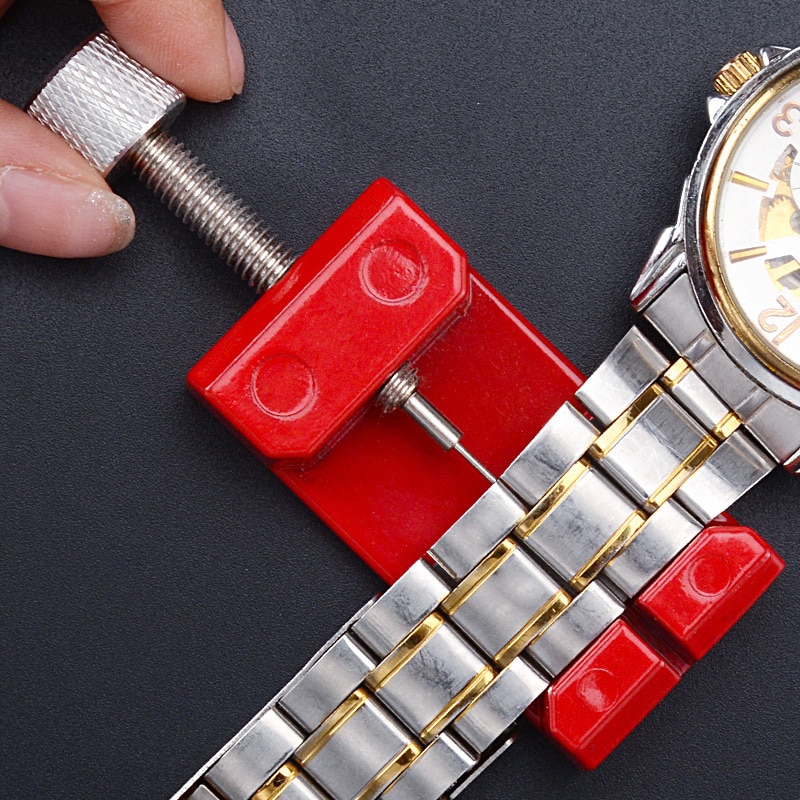 Horloge Reparatie Tool Kit Band Link Pin Remover Kleine Roestvrijstalen Horloge Strap Aanpassen Repair Tool Kits Accessoires