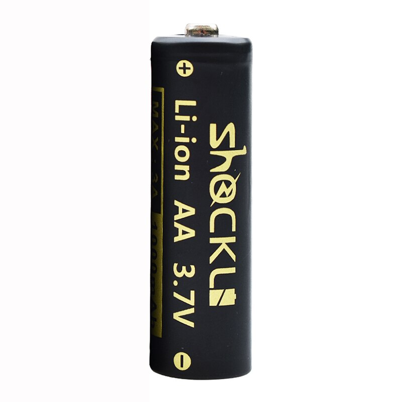 Shockli 14500 1000mAh Rechargeable batteries 3.7V Li-lion Battery AA Batteries for LED Flashlights Headlamps