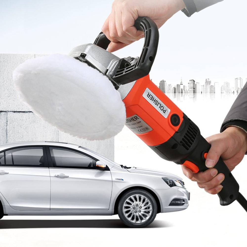 1400W 220V Adjustable Speed Car polishing machine Electric cars Polisher Waxing Machine Automobile Furniture Polishing Tools