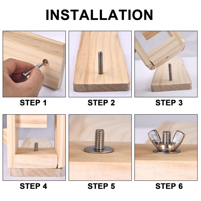 Wood Leathercraft Hand Stitching Pony Leather Craft Lacing Sewing DIY Table Desktop Tool Portable Horse Clamp