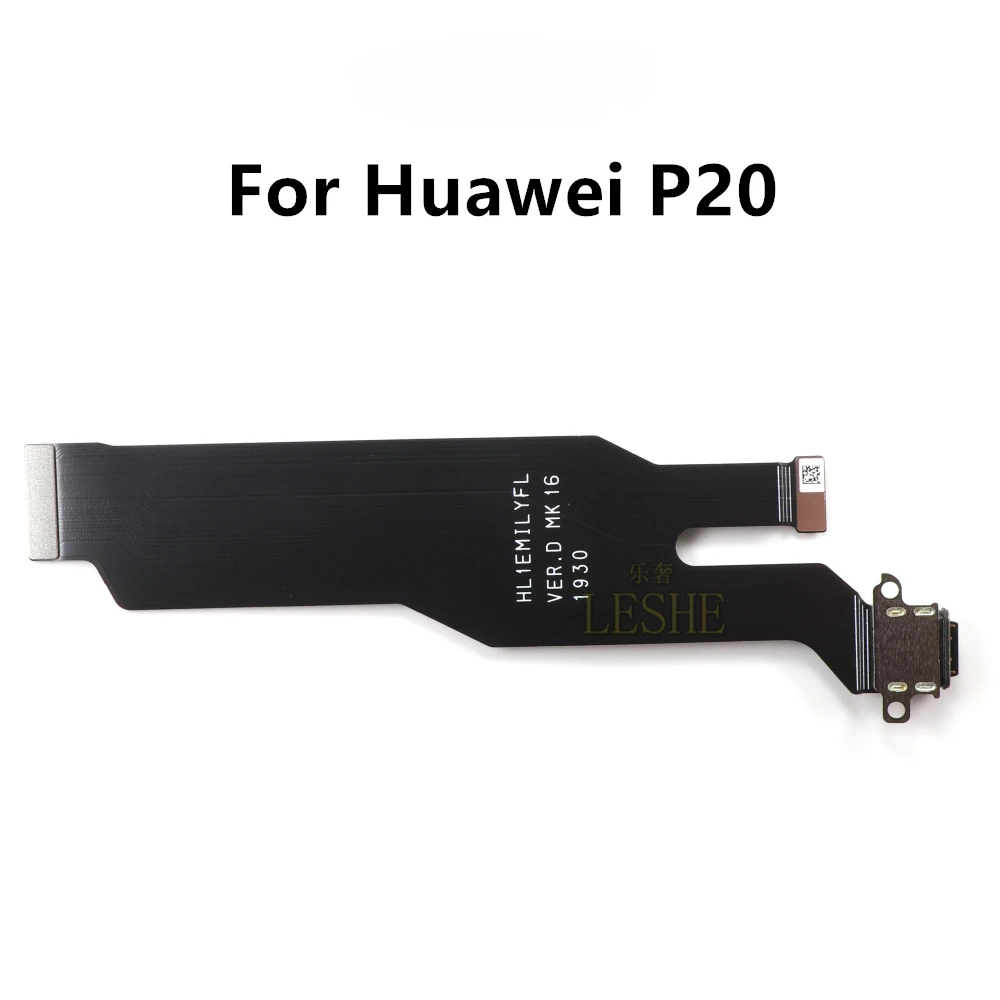 Mikrofon platine USB-Ladestation Flach kabel für Huawei P20 / P20 Pro Typ C Lade-Flex kabel