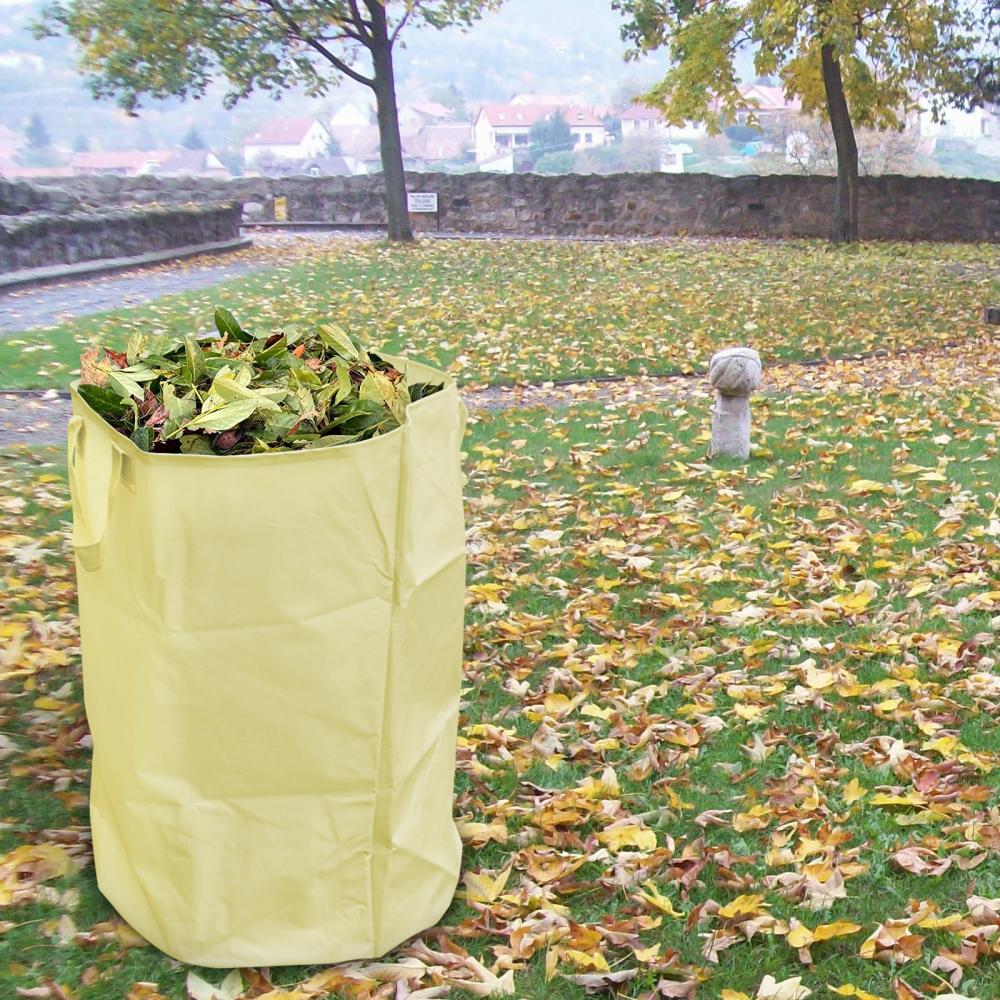 Outdoor Large Capacity Garden Waste Bag Garden Rubble Waste Non-Woven Fabric Rubbish Bags Garden Yard Waste Bins Storage