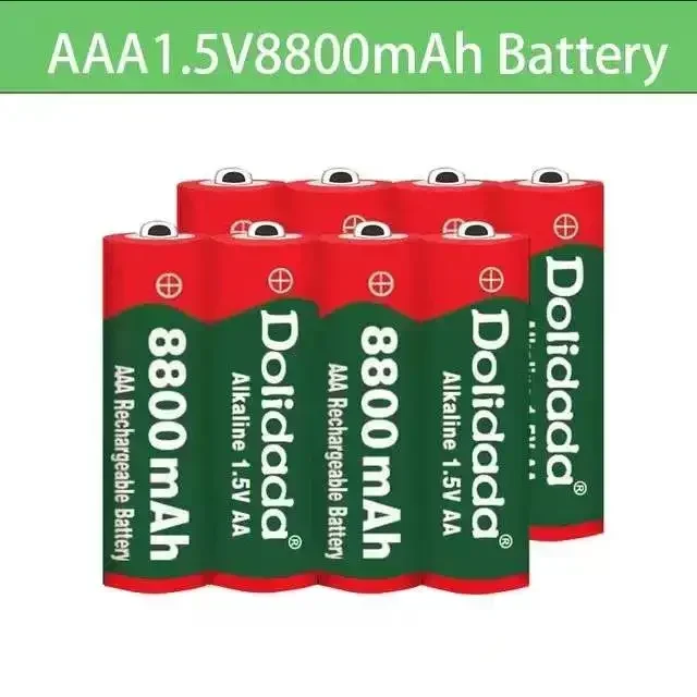 20PCS AAA 8800 mah rechargeable battery AAA 1.5 V 8800 mah Rechargeable Alcalinas drummey +1pcs 4-cell battery charger: black