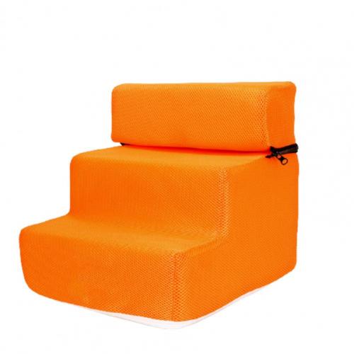 Pet Ladder Cover Practical Pet Steps Case Zipper Closure Breathable 6 Colors Breathable Pet Steps Stairs Case: Orange 1