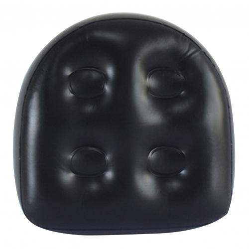 Relaxing Massage Mat Inflatable Water Injection Pad Bathtub Seat Spa Cushion Soft Inflatable Cushion For Bathing Pool: Black