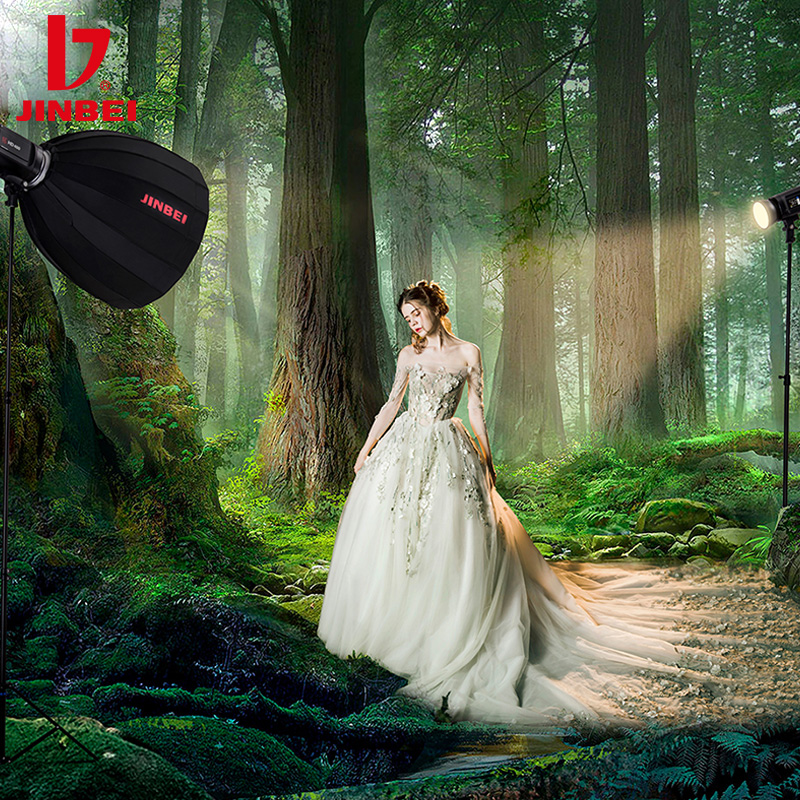 JINBEI – réflecteur de prise de vue Flash en Studio en extérieur, 14CM, Speedlite, réfléchissant la lumière, ombre avec 5 pièces, Film couleur, équipement de photographie