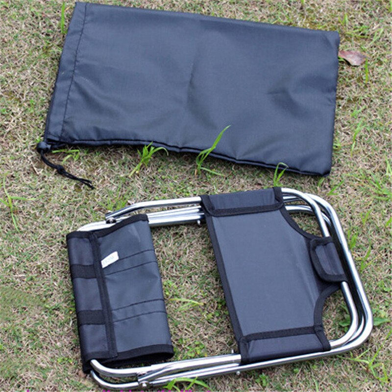 Przenośny składany stołek z powrotem mini krzesło ogrodowe mały taboret składany lekki na kemping piesze wycieczki wędkowanie piknik podróży