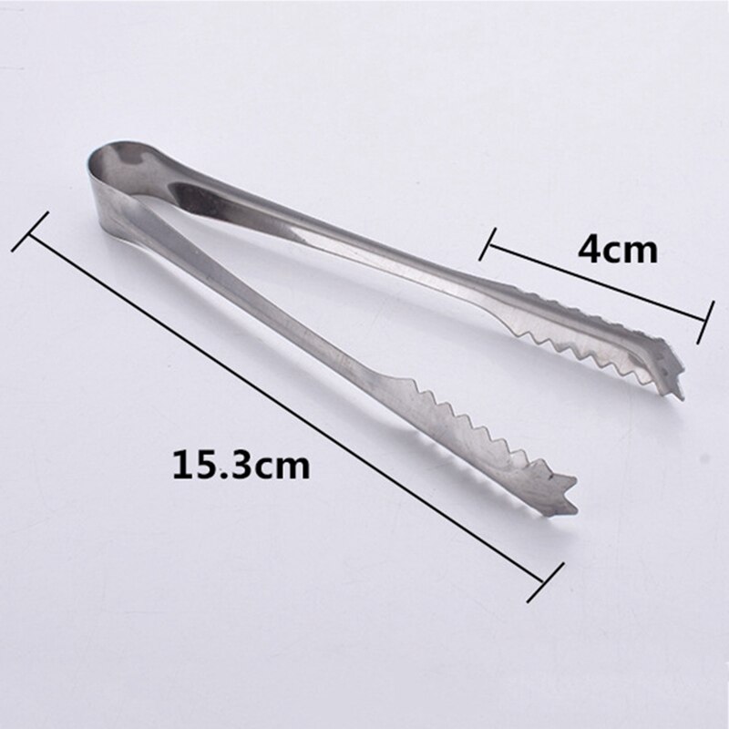 Stainless Steel Kitchen Tongs Utensils Sugar Ice Cube Tongs BBQ Salad Buffet Food Tongs Barbecue Clip Clamp Kitchen Bar Tools