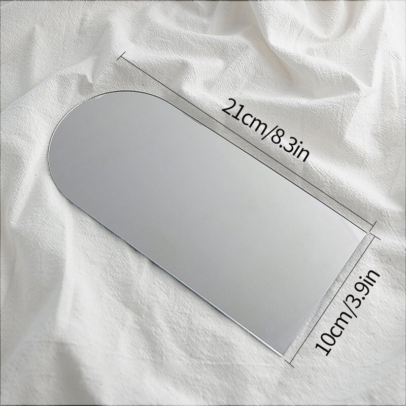 Ins Photo Props Irregular Acrylic Mirror Reflection Board Shooting Background Home Bedroom Desktop Ornaments Posing Props: Mirror S4