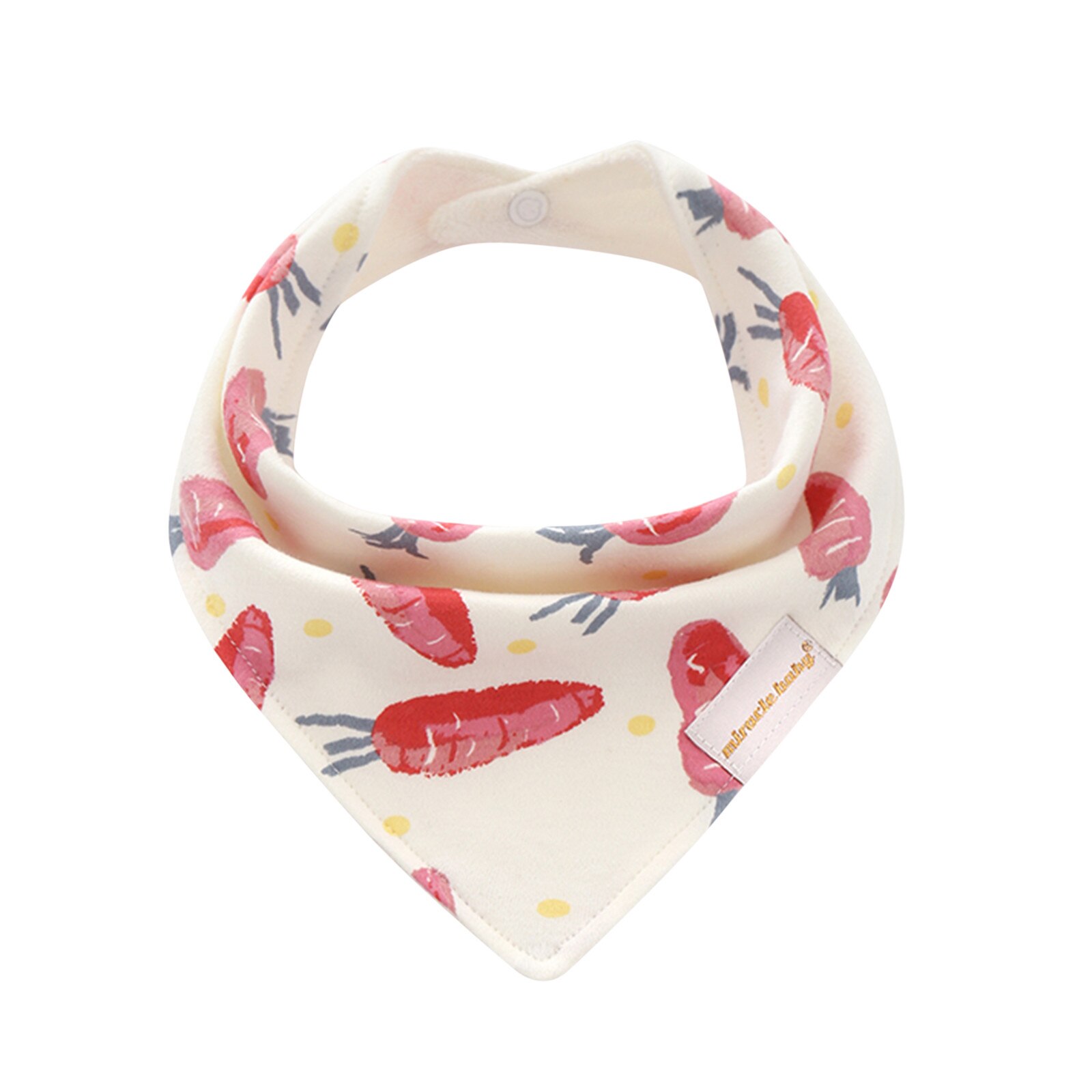 1 pz bavaglini per bambini bavaglini Bandana simpatico cartone animato per bavaglini per bambini bavaglini assorbenti per sbavatura e dentizione 3-24 mesi bandane per bambino: H