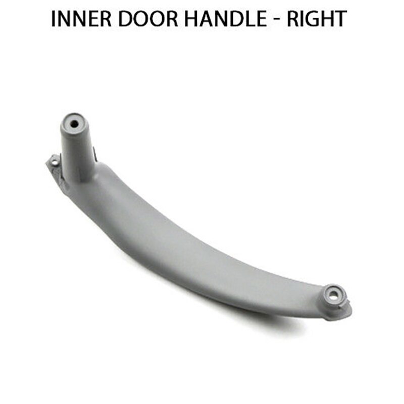 Reposabrazos para puerta interior de coche, cubierta embellecedora de tirar, gris, marrón, negro, Beige, para BMW E70, X5, E71, E72, X6, 2006: Right Gray
