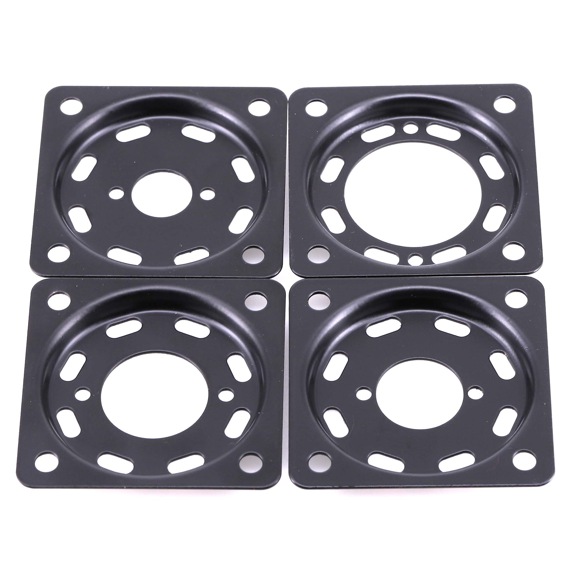 10PCS Iron Plate Shock Proof Vacuum Tube Socket Mounting Plate For 2A3 300B KT88 EL34 12AX7 12AU7 Audio Vintage Amplifier