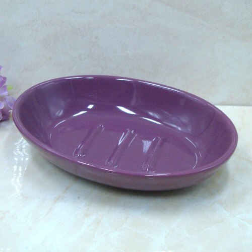 Hotel Ceramic Soap Dish Soap Holder Laundry Soap Tray Soap Tray Purple Black and White Green Color Hand Washing Ball Bowl: Red