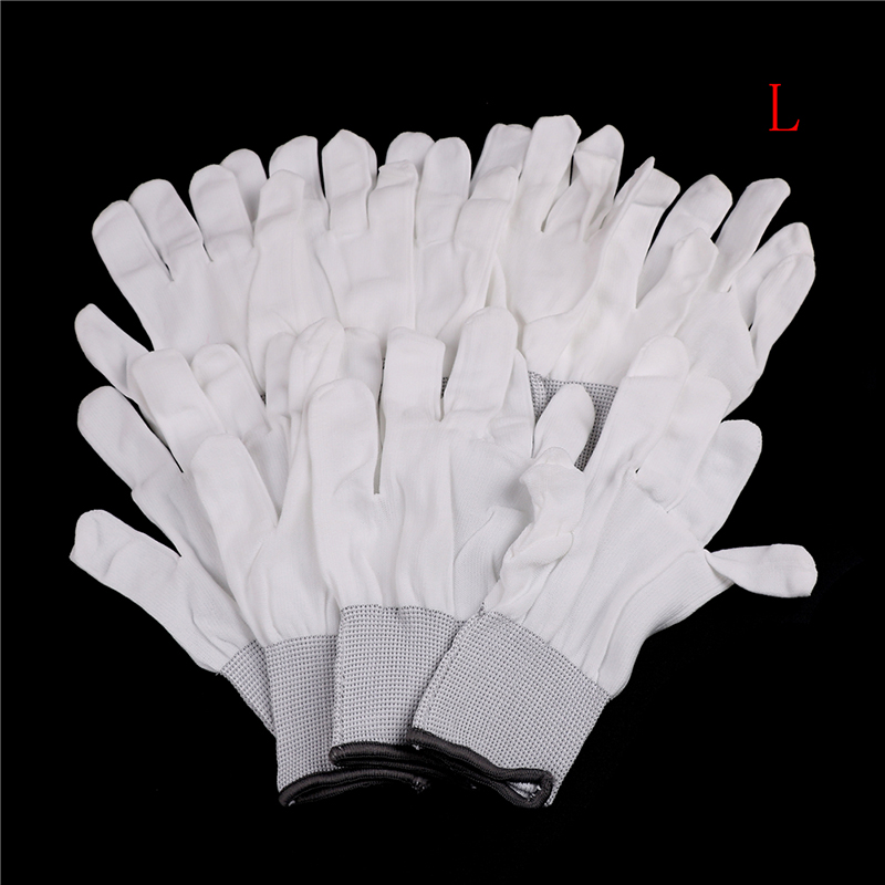 5 paar Antistatische Handschuhe Anti Statische ESD Elektronische Arbeits Handschuhe Pu Beschichtet Palm Beschichtet Finger PC Rutschfeste Für Finger Schutz: Rot