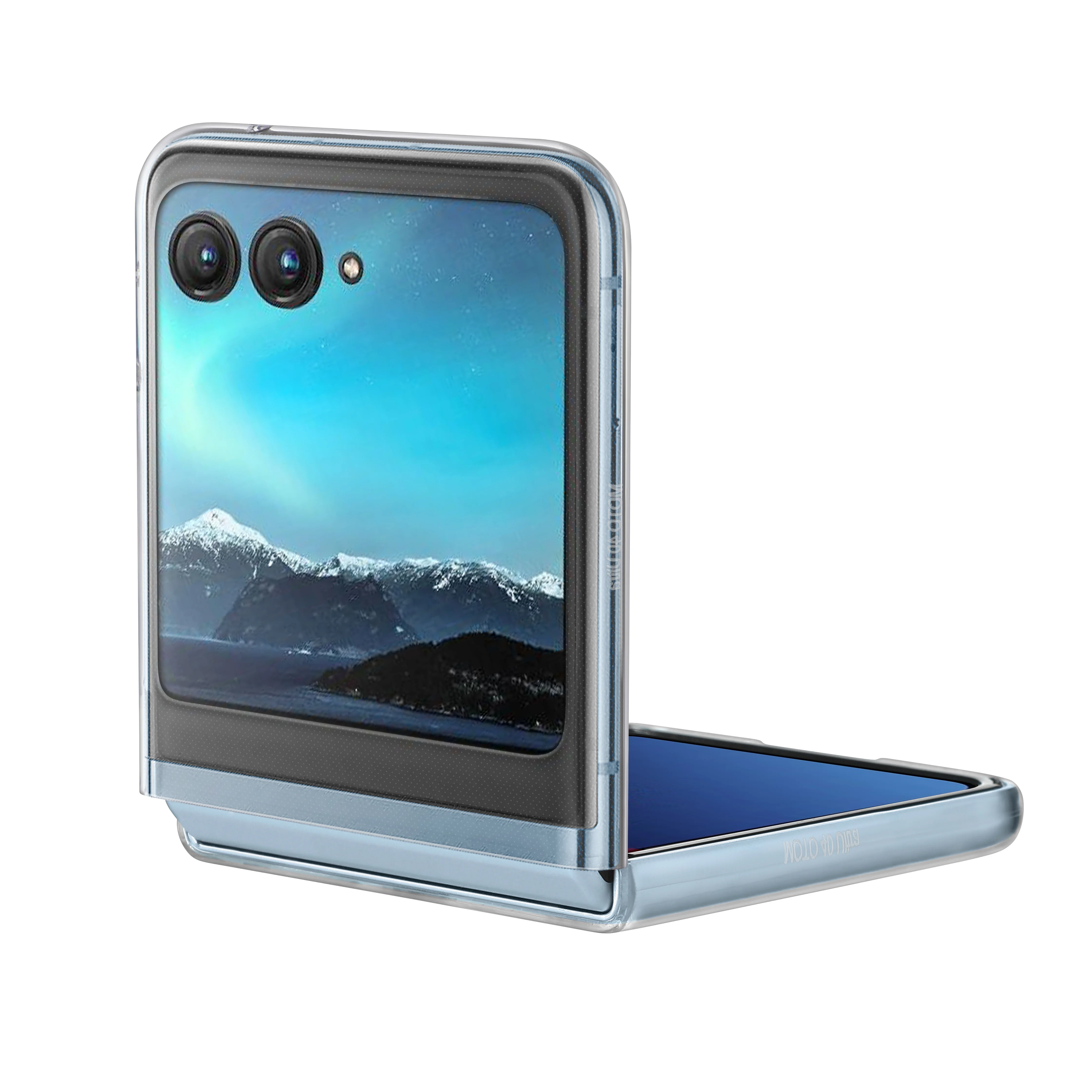 Étui rigide transparent pour MOTOROLA MOTO RAZR 40 60 Ultra Razr40 Plus Razr 50 ultra 2022 5G, Protection contre les chutes, housse de téléphone fine