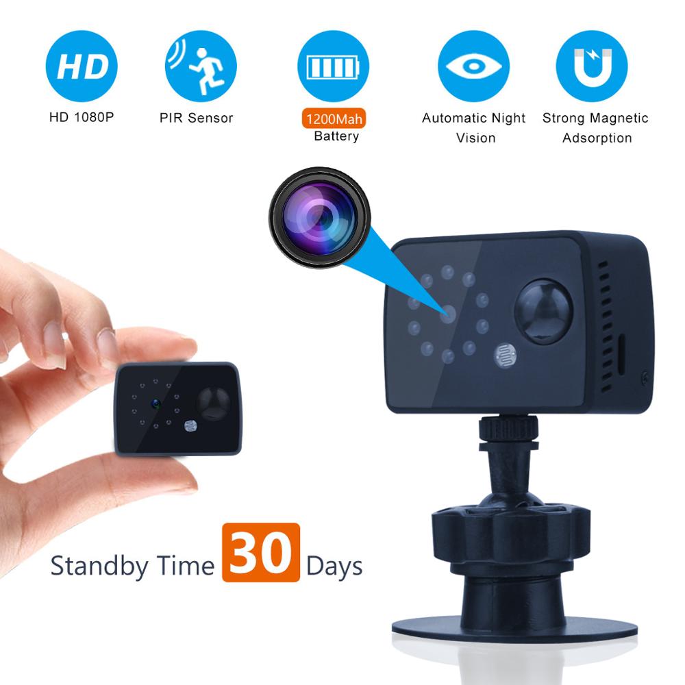 Hd Mini Camera Body Sensor Sport Dv Computer Webcamera Nachtzicht Infrarood Camera 'S Kleine Voor Thuis Standby 7 Dagen