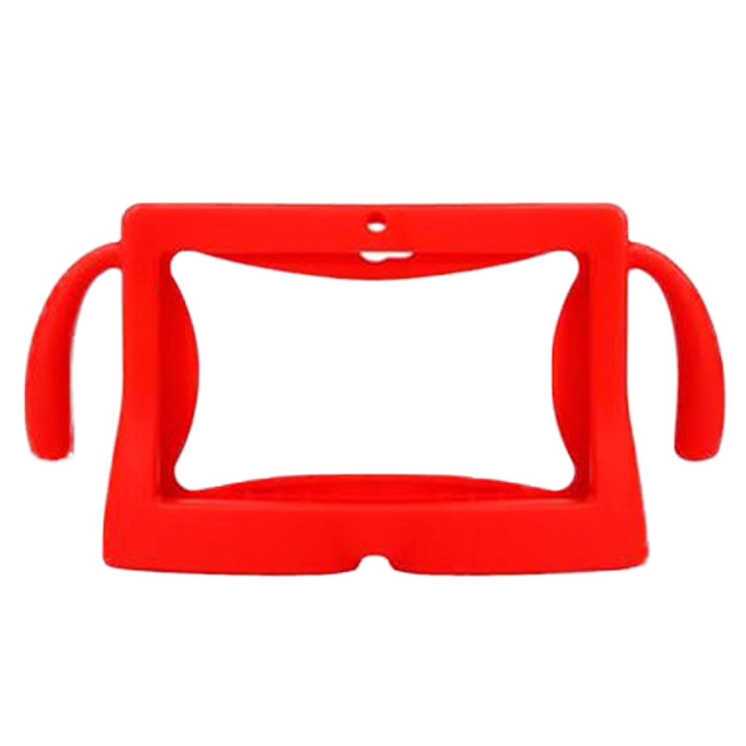 Besegad Universele 7 Inch Tablet Beschermhoes Zachte Siliconen Cover Skin Shell Protector met Handgrepen voor Kinderen Kids: Red