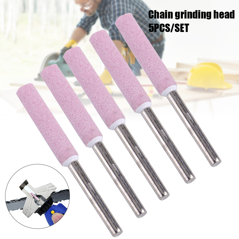 5 Pcs 4.8Mm Kettingzaag Puntenslijper Burr Kettingzaag Slijpsteen Bestand J99Store: Default Title