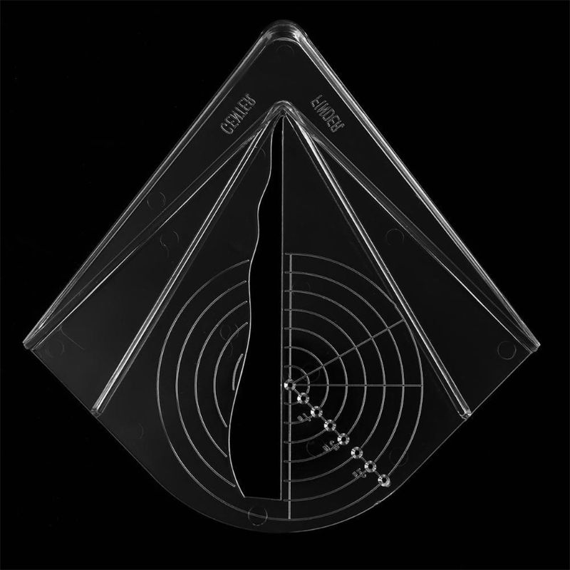 Plastic Center Finder for Square Round Octagon Hexagon Stock Woodwork Supplies D5BD