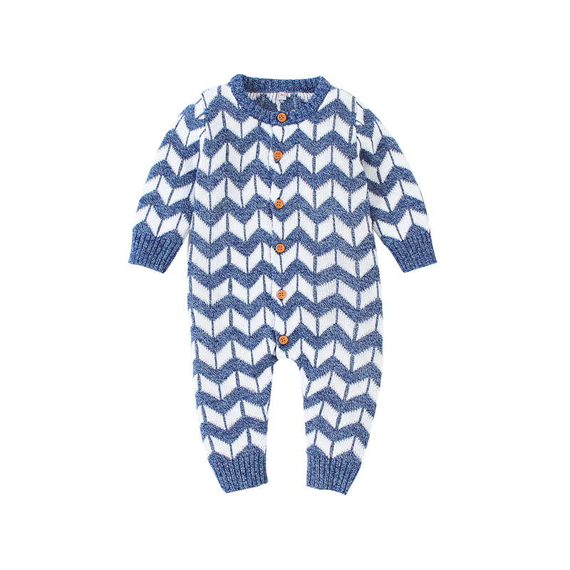 Kids Baby Girl Boy Knitted Romper Unisex Kids Long Sleeve Autumn Winter Jumpsuit Knitwear Infant Boys Girls Clothes: QL / 3M