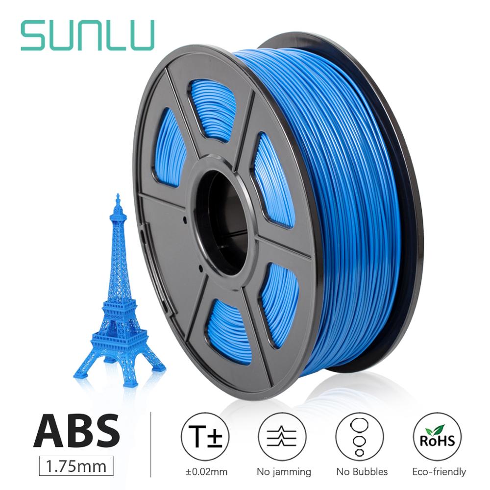Sunlu 1Kg 1.75Mm Abs Filament Plastic Extrusie Machine Lijn Magnetische Filament Voor 3d Printer Abs Filament Extruder Gratis