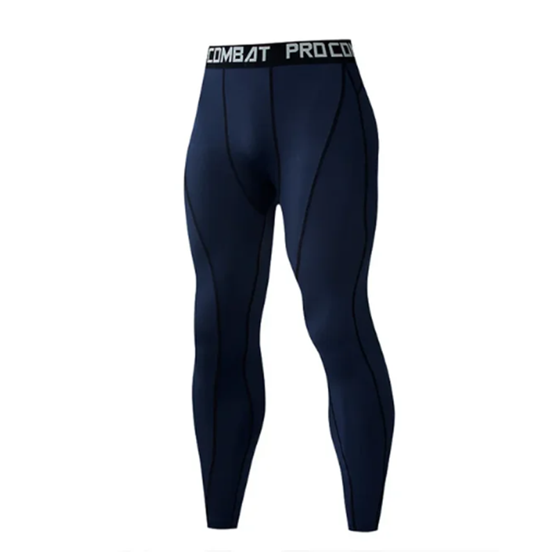 Kompresjonsbukser for menn tights leggings for løping, trening, sport, fitness, hurtigtørkende passform, jogging, treningsbukser