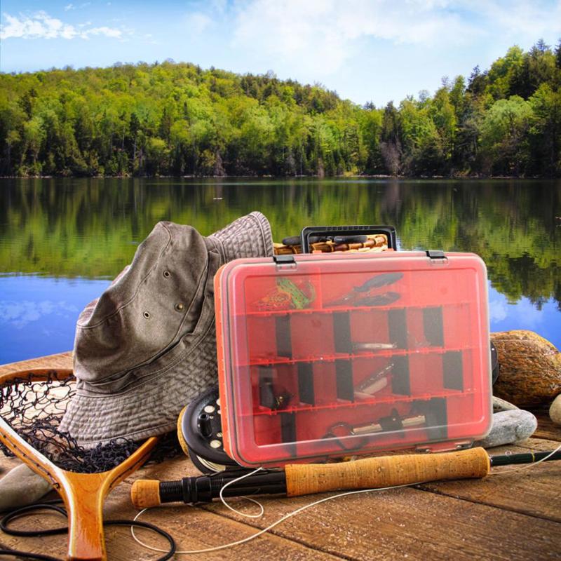 Waterproof Fishing Tackle Box Fishing Lure Spoon Hook Bait Storage Case Utility Box Carp Portable Outdoor Fishing Accessories
