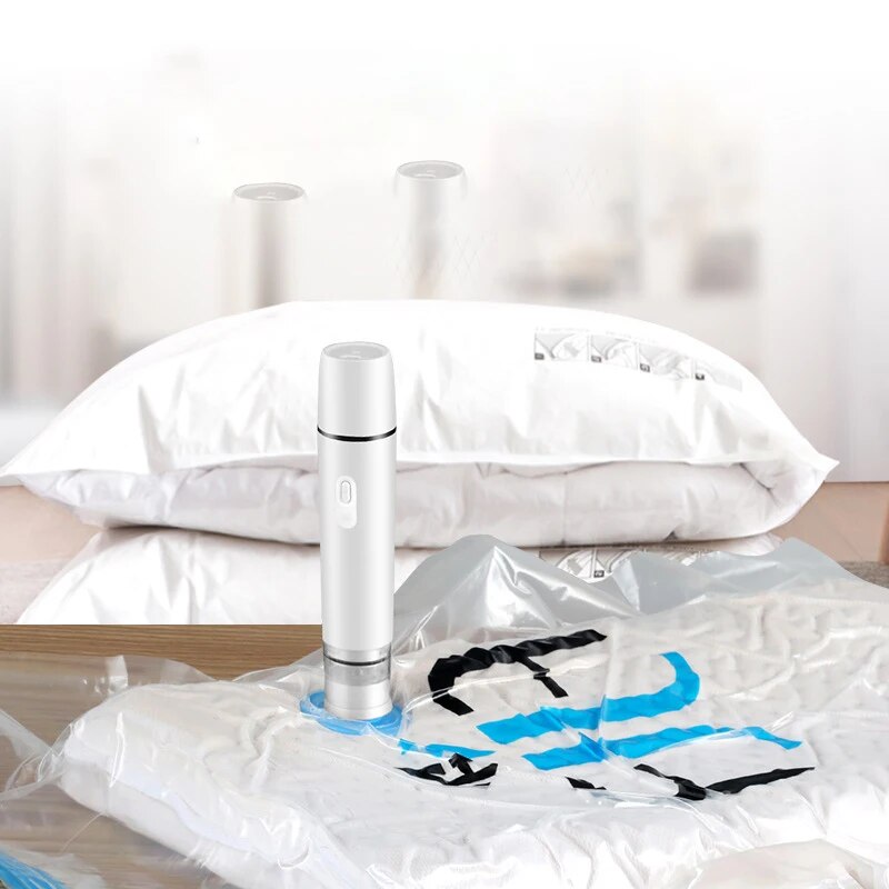 Mini máquina selladora al vacío de mano, máquina envasadora al vacío de cocina, pequeña máquina de sellado, selladora al vacío de alimentos eléctrica USB portátil