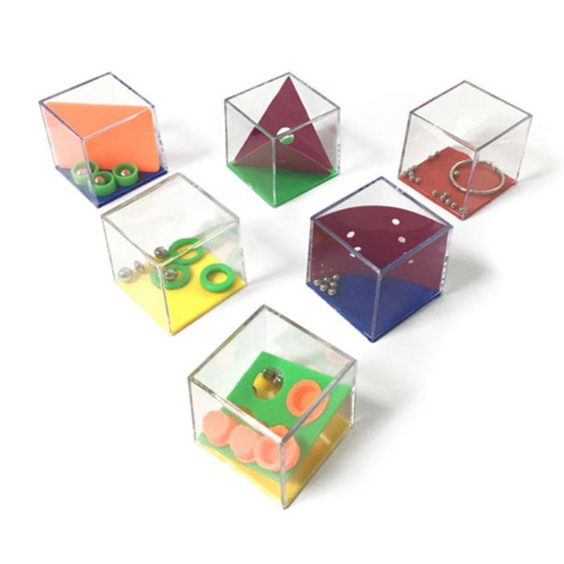 24 Pcs Schwerkraft Balance Perle Set Dekompression Puzzle Spielzeug Mini Labyrinth Cube Spiel Gadgets