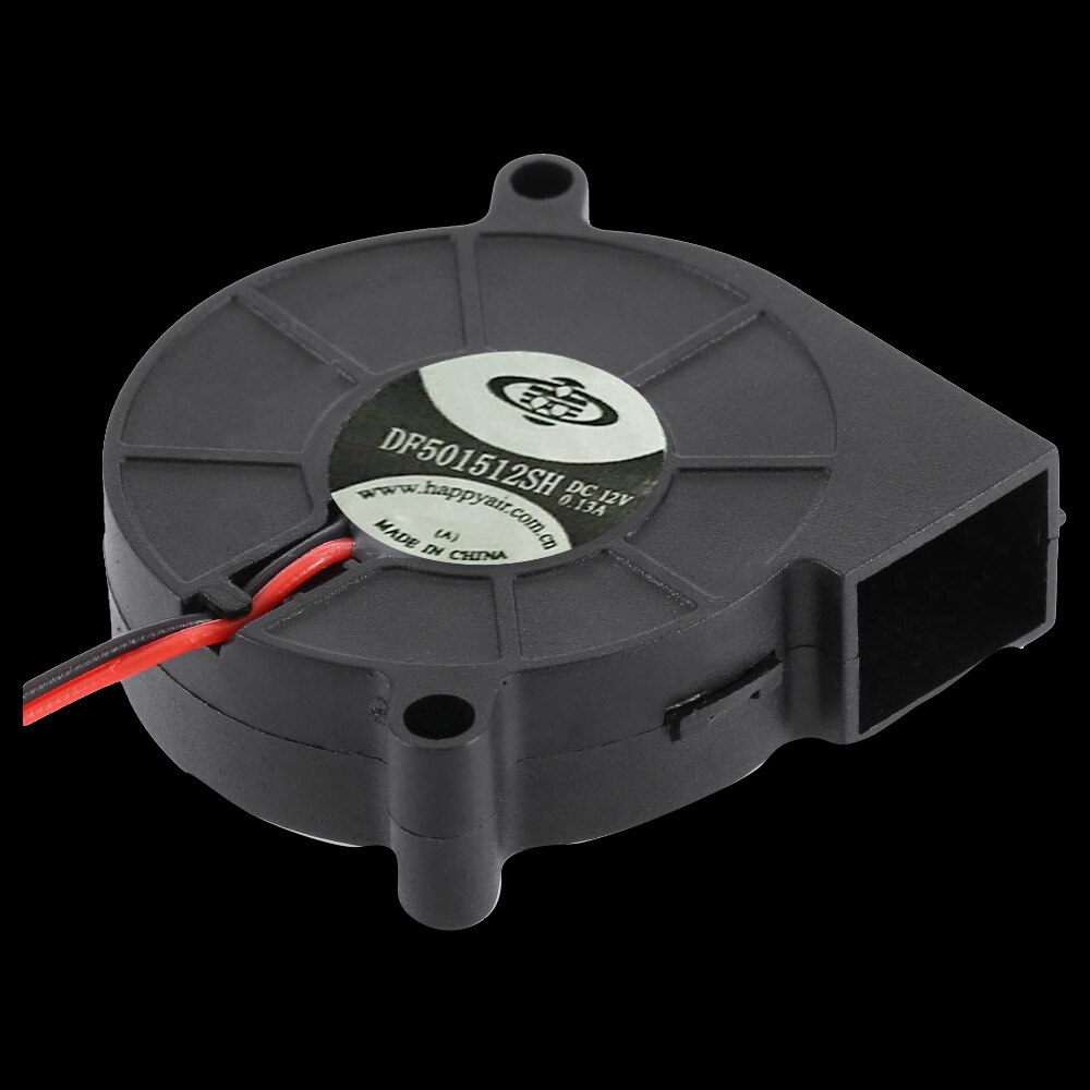 5015/4010/4020 ventilador turbo ventilador de refrigeração alta qualidade dc 24v/12v preto sem escova ventiladores de plástico para acessórios da impressora 3d: 4010 12V Turbo Fan