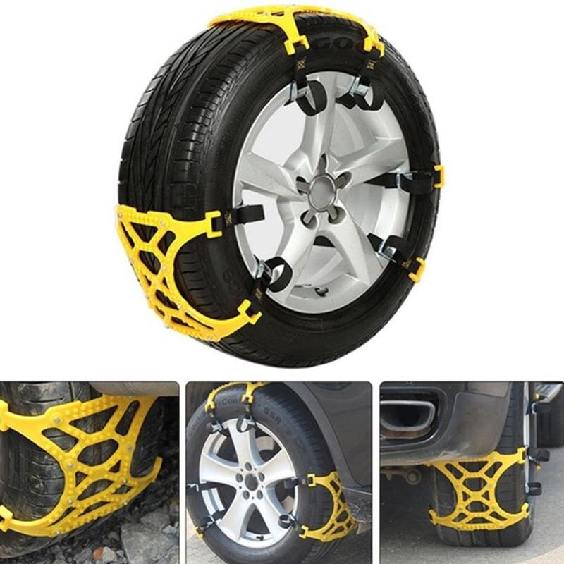 Auto Vrachtwagen Wiel Tire Modder Sneeuwkettingen Emergency Riem Accessoires Universele Auto Dikkere Tpu Kettingen