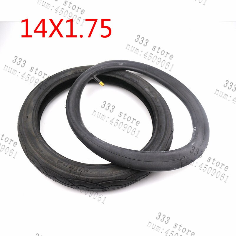 14X1.75 Tires and inner tube fit children bike tyre whole cycling riding Bicycle for 14 inch Kid's Ultralight Folding Bike: tube and tyre