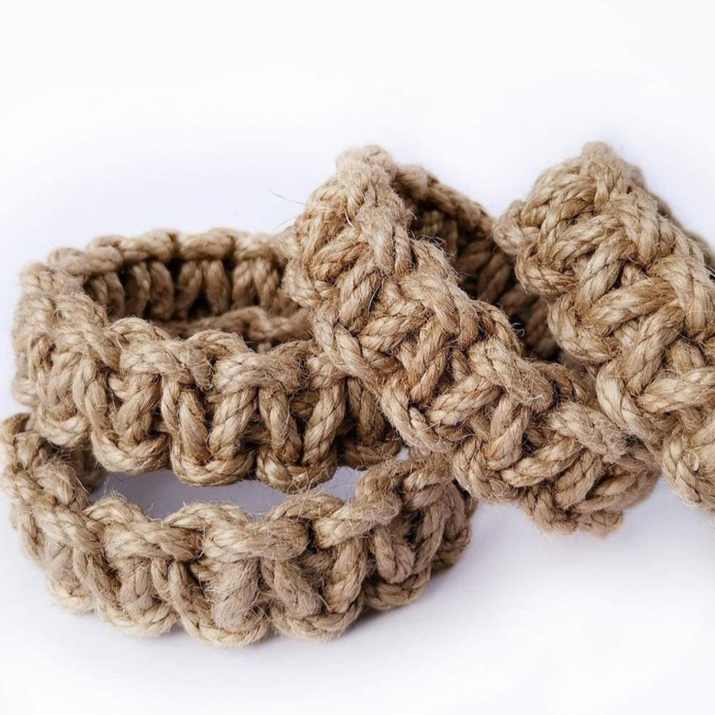 Corbatas trenzadas de cuerda de cáñamo, corbatas de cortina trenzadas de yute, corbatas de estilo clásico, decoración del hogar para cortinas