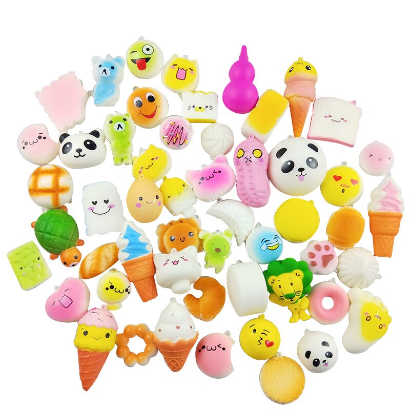 30 PZ/SET mini gatto animale squishy lento aumento jumbo cordicella Squishy Lento Aumento squishy divertente anti stress antistress