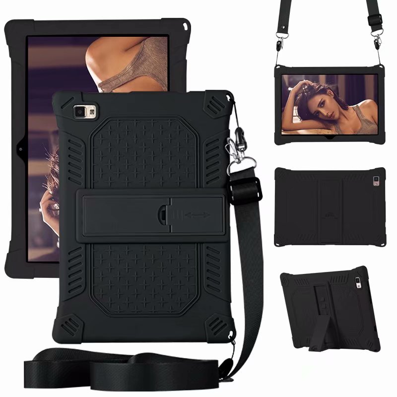 Kindveilige hoes voor teclast  p20hd 10.1 inch tablet pc beschermhoes voor teclast  p20 standaard siliconen hoes + band + pen
