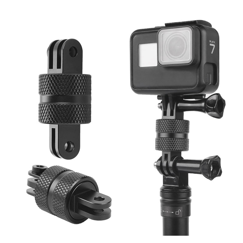 Support de trépied en Aluminium rotatif pivotant à 360 degrés pour GoPro Hero 8 7 6 5 4 3 DJI Yi 4K Sjcam Eken H9 Go Pro Insta360 accessoires