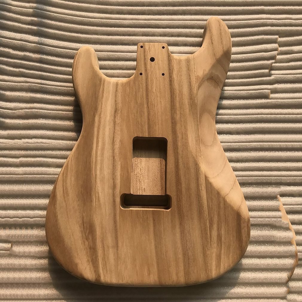 Maple ST Electric Guitar Semi-finished Body Unfinished DIY Guitar Body Maple Body For Fender ST Style Guitar